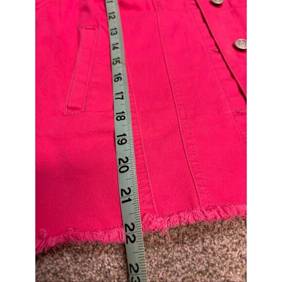 Est. 1946 Denim Ruffle Jacket Sz. XL - Picture 8 of 11